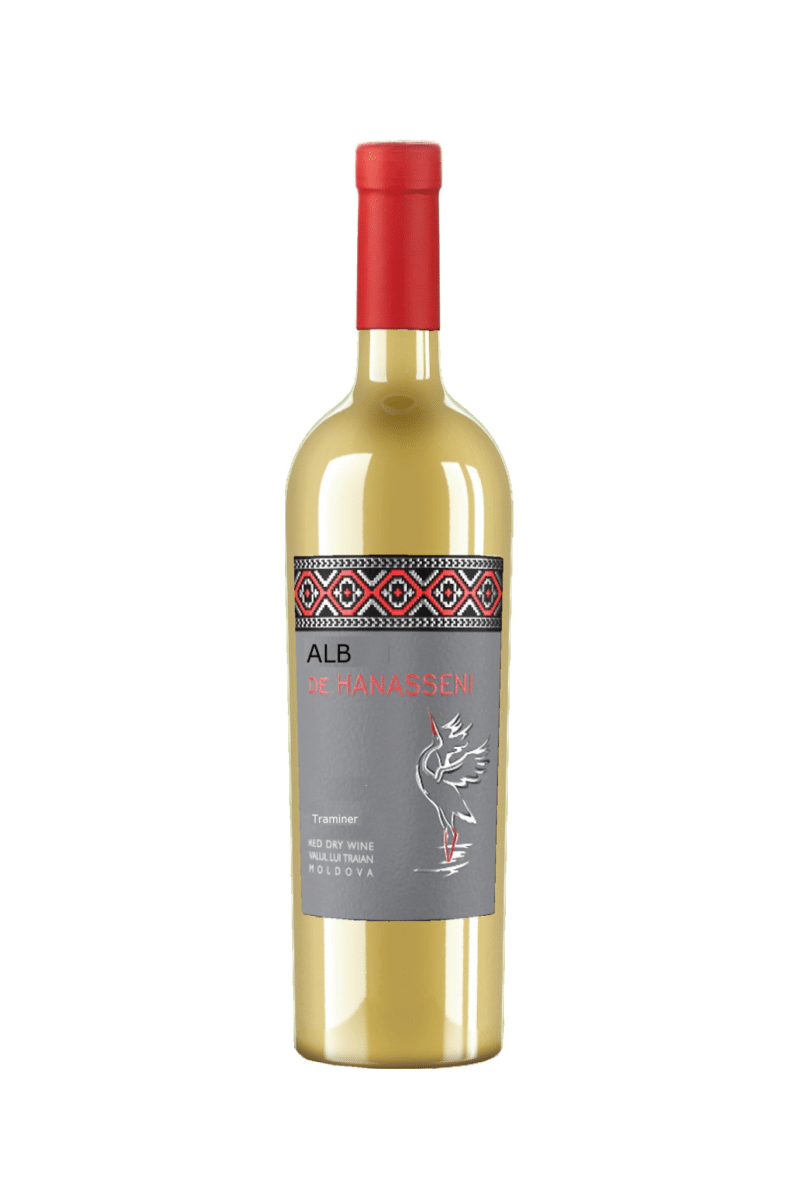 Alb de hanaseni wino mołdawskie białe półwytrawne