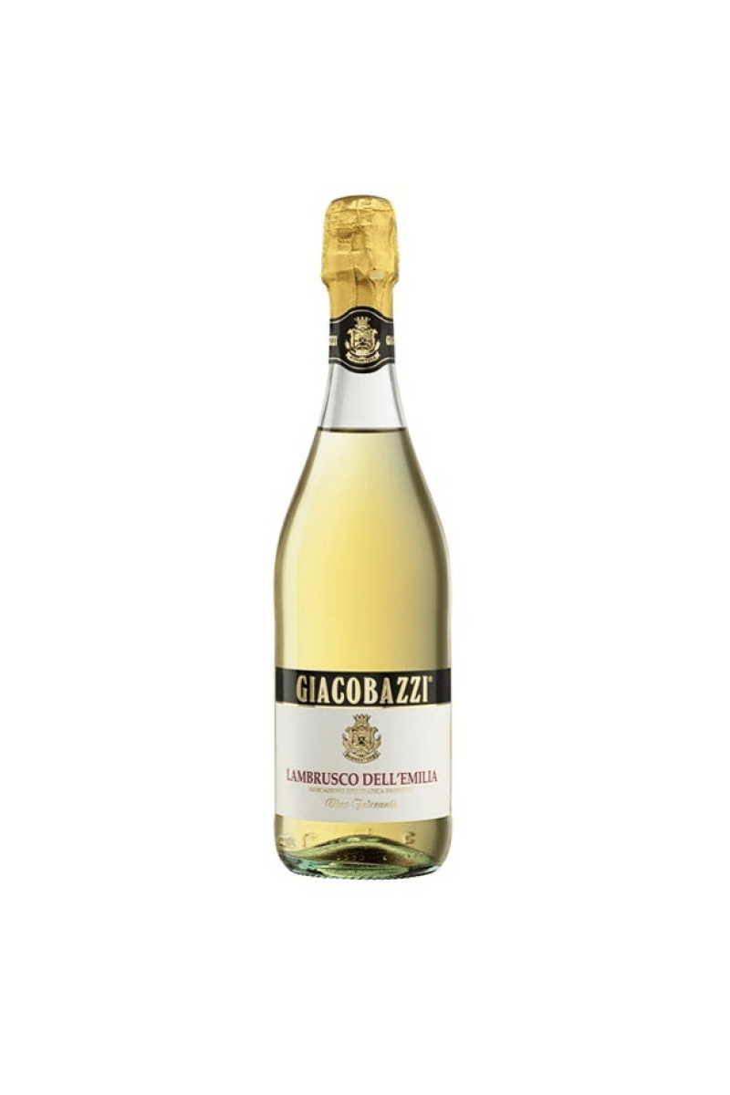 GIA Lambrusco IGT Emilia Bianco wino włoskie białe półsłodkie musujące