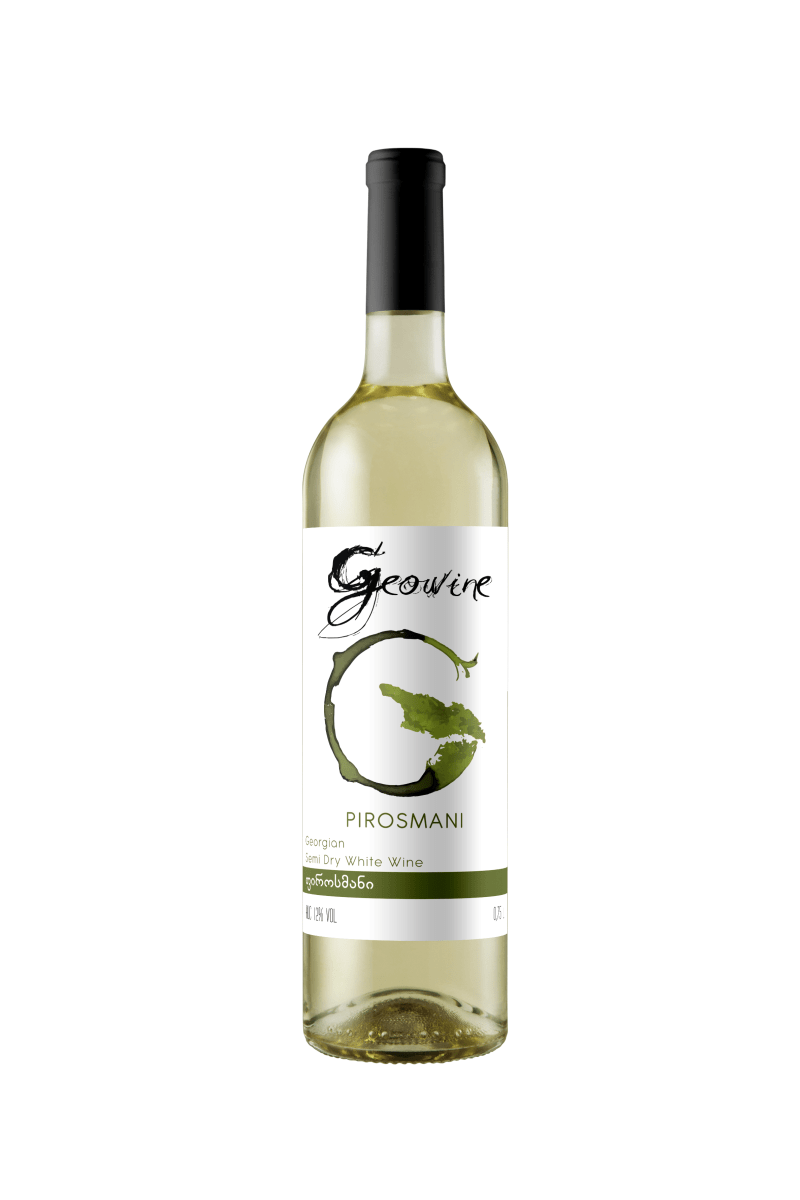 Geowine Pirosmani wino gruzińskie białe półwytrawne