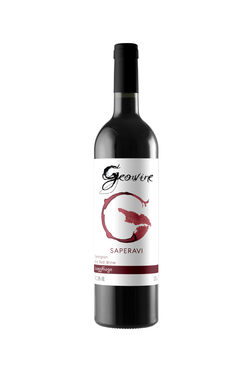 Geowine Saperavi wino gruzińskie czerwone wytrawne