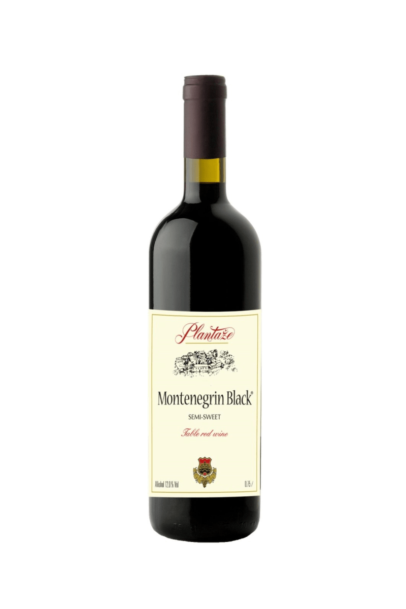 Montenegrin Black wino czarnogórskie czerwone półsłodkie
