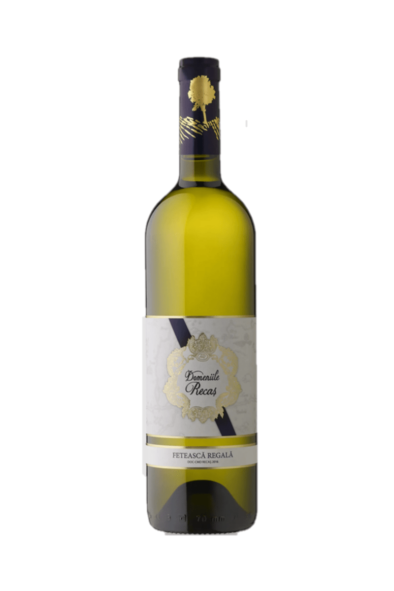 Domeniile Recas Feteasca Regala wino rumuńskie białe półwytrawne wegańskie