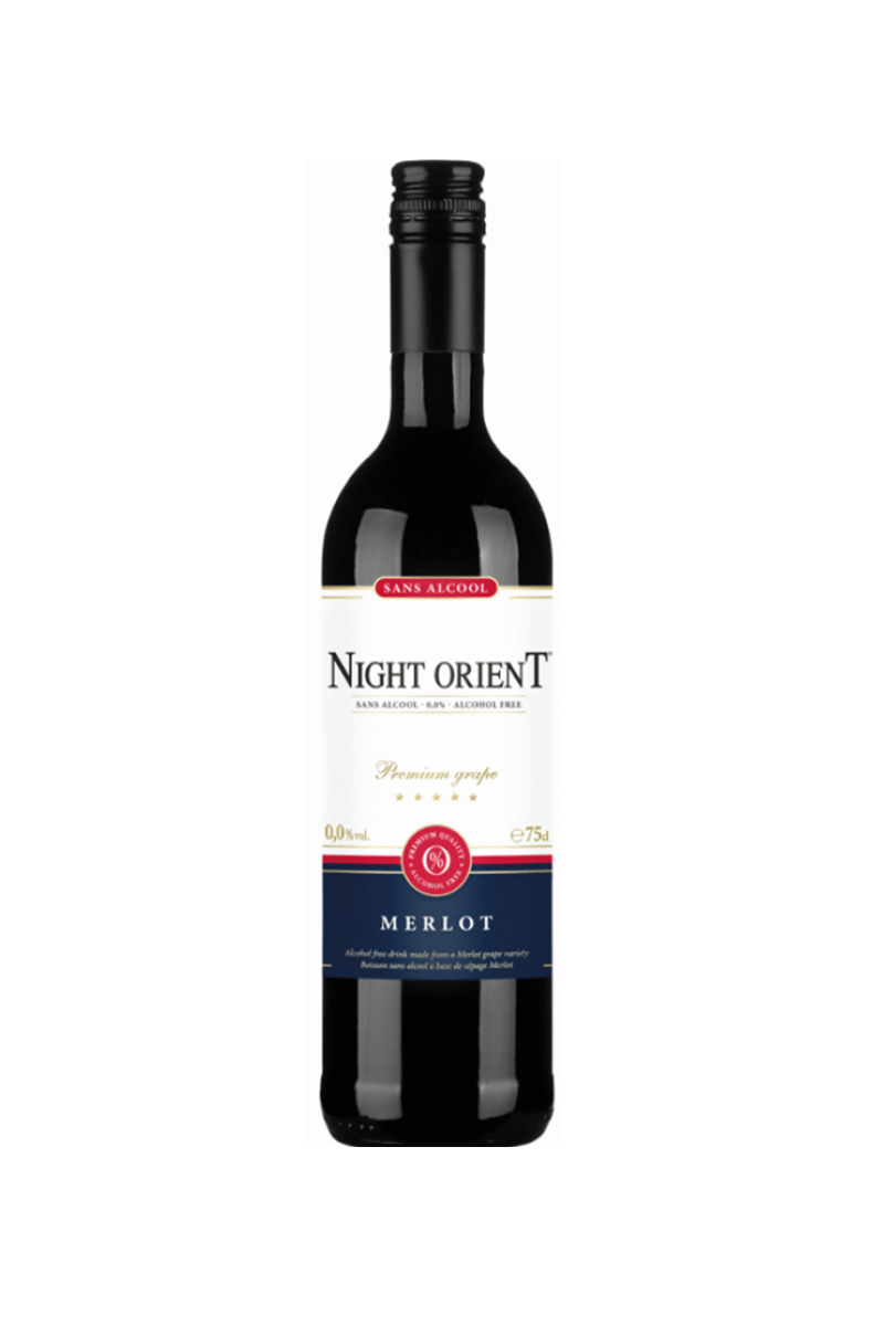 Night Orient Merlot wino czerwone wytrawne bezalkoholowe