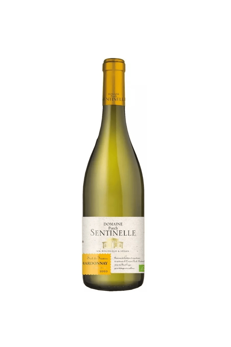Domaine Puech Sentinelle Chardonnay Bio Vegan wino francuskie białe wytrawne wegańskie