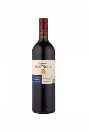 Domainede Sentinelle Merlot Bio Vegan wino francuskie czerwone wytrawne wegańskie