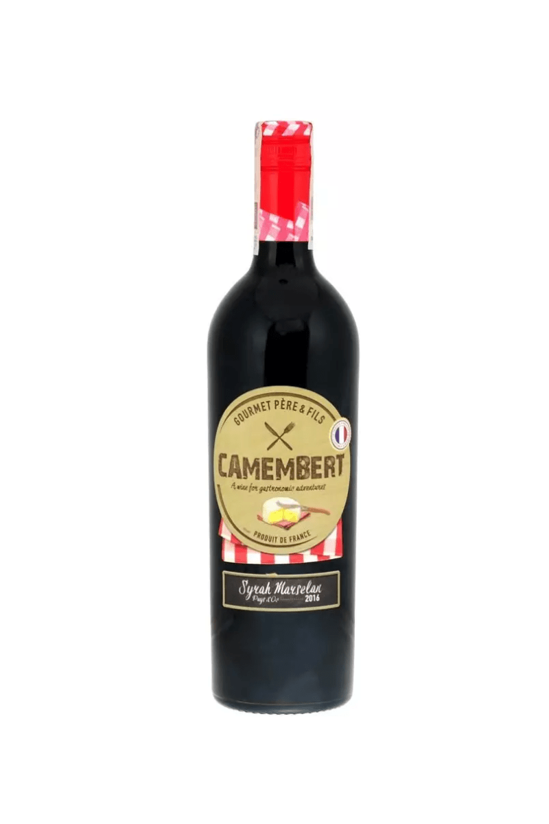 Camembert Gourmet Pere&Fils wino francuskie czerwone półwytrawne