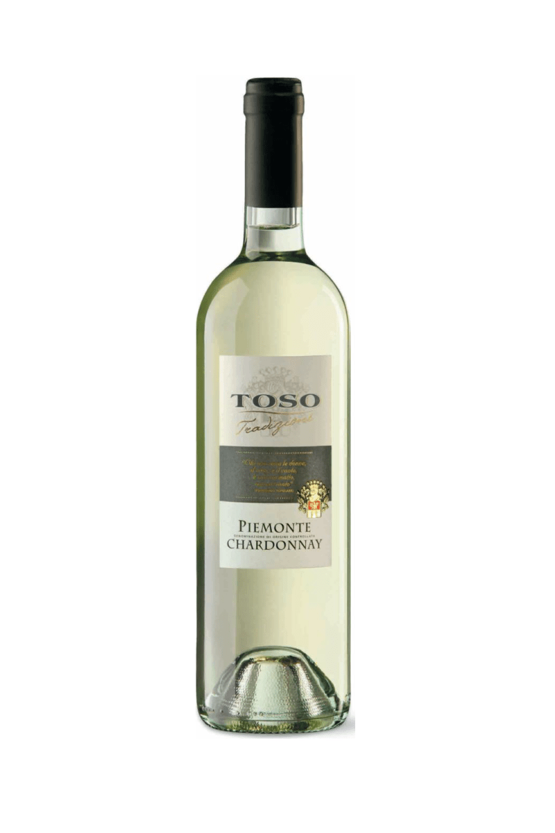 Toso Chardonnay Piemonte DOC wino włoskie białe wytrawne
