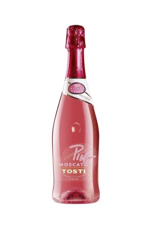 Tosti Moscato „Pink ” Dolce wino włoskie różowe słodkie musujące