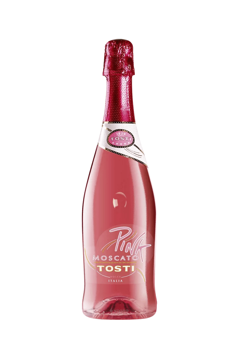 Tosti Moscato „Pink ” Dolce wino włoskie różowe słodkie musujące