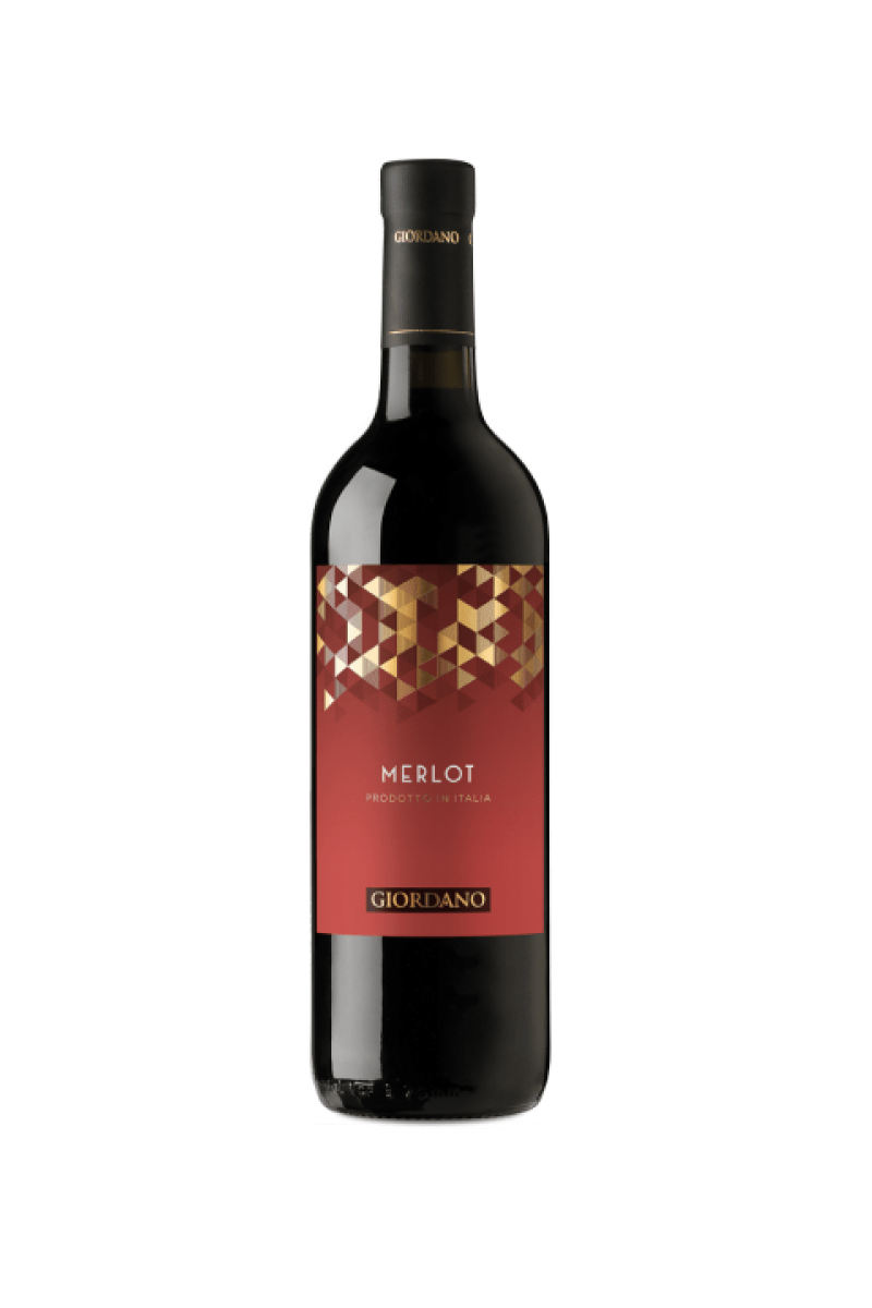 Giordano Merlot wino włoskie czerwone wytrawne