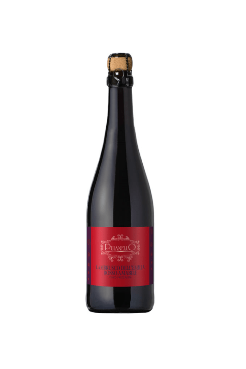 Lambrusco Amabile Rosso dell’Emilia IGT, Cantina Puianello wino włoskie czerwone słodkie musujące