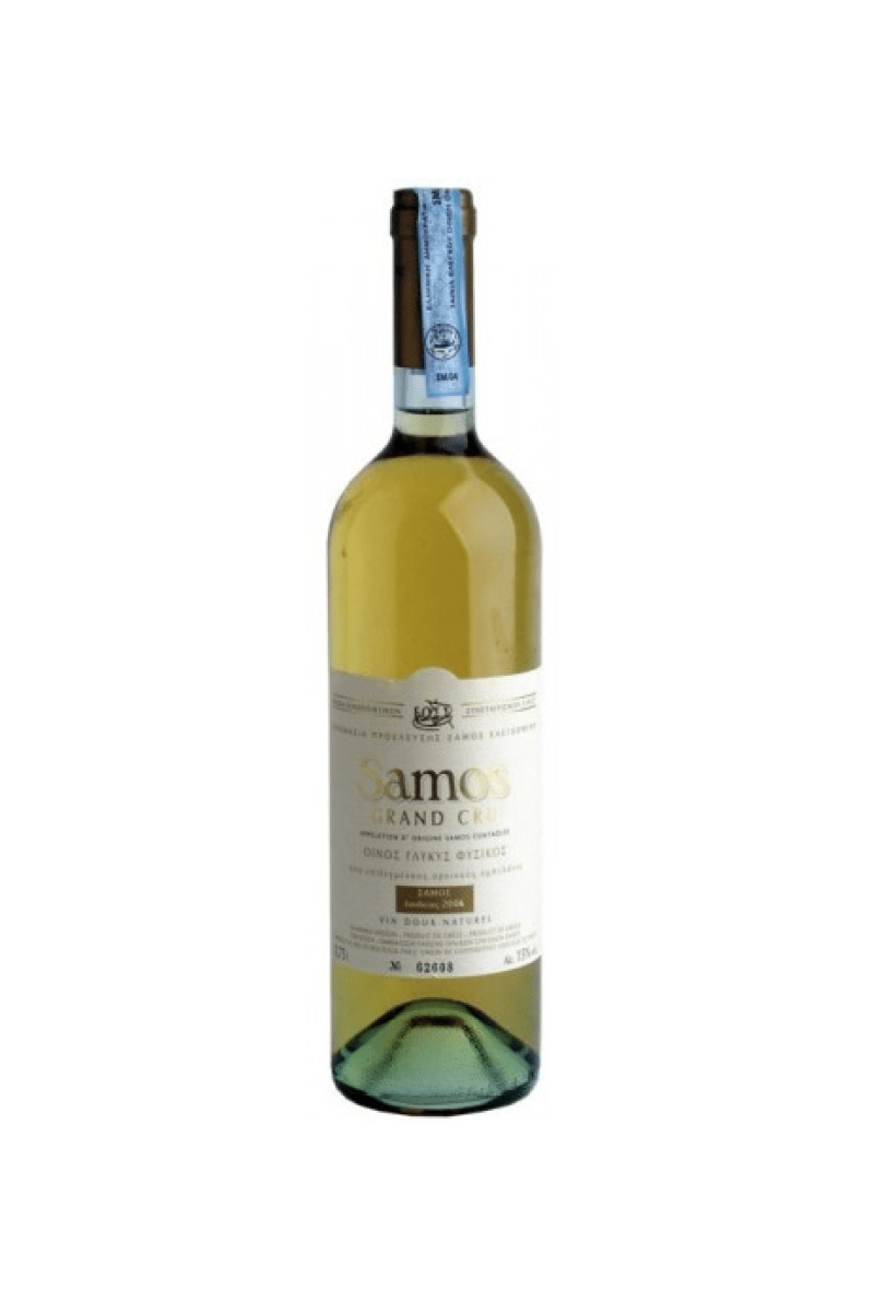 Samos Vin Doux Naturel Grand Cru, Muscat 2017 wino greckie białe słodkie