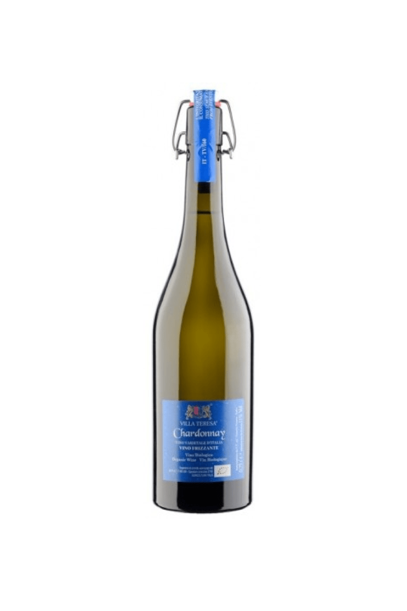 Villa Teresa Chardonnay Frizzante (BIO) wino włoskie białe półwytrawne musujące