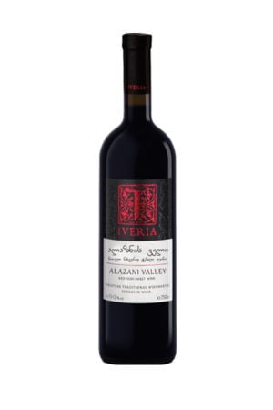 IVERIA Alazani wino gruzińskie czerwone półsłodkie