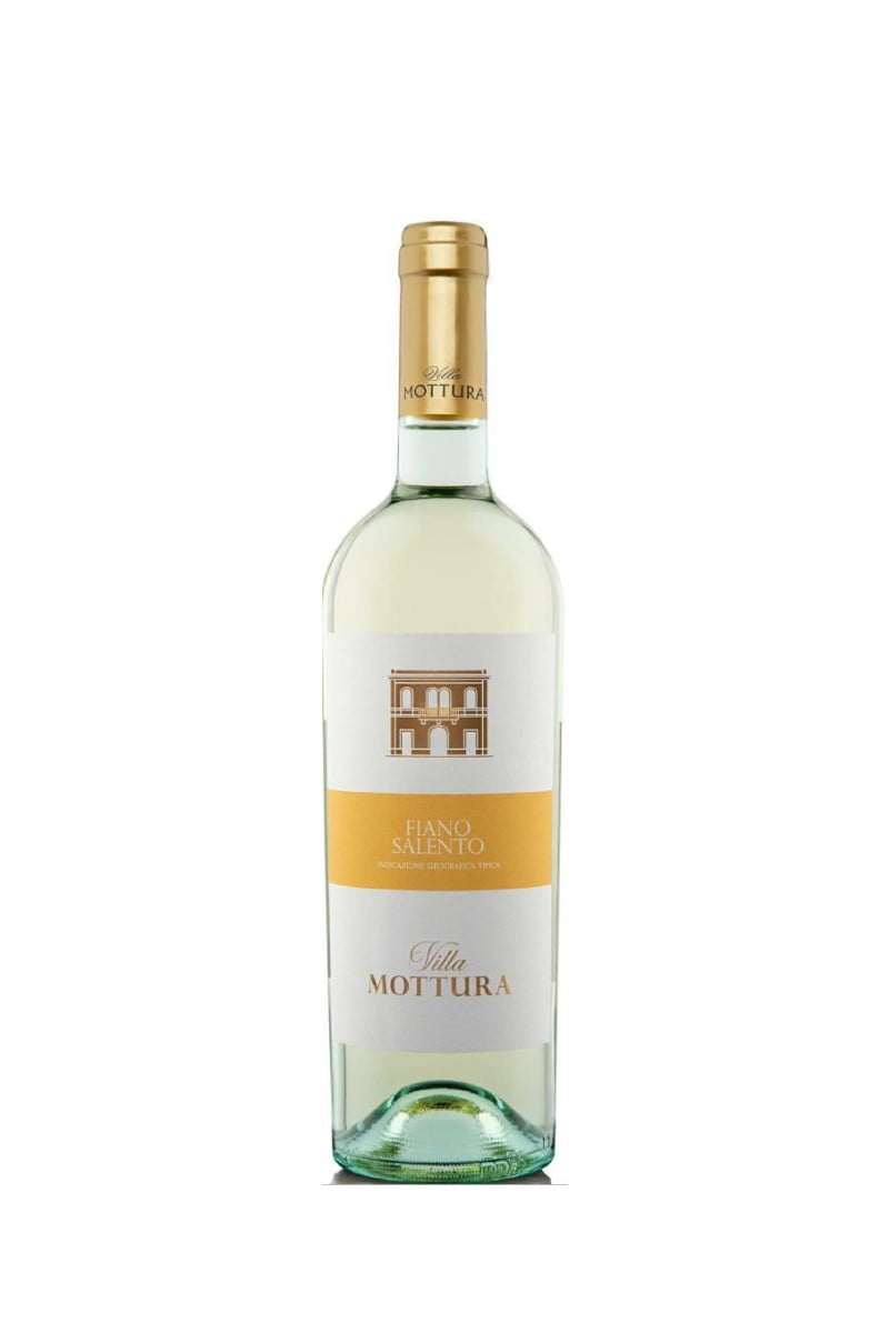 Villa Mottura Fiano Salento wino włoskie białe wytrawne