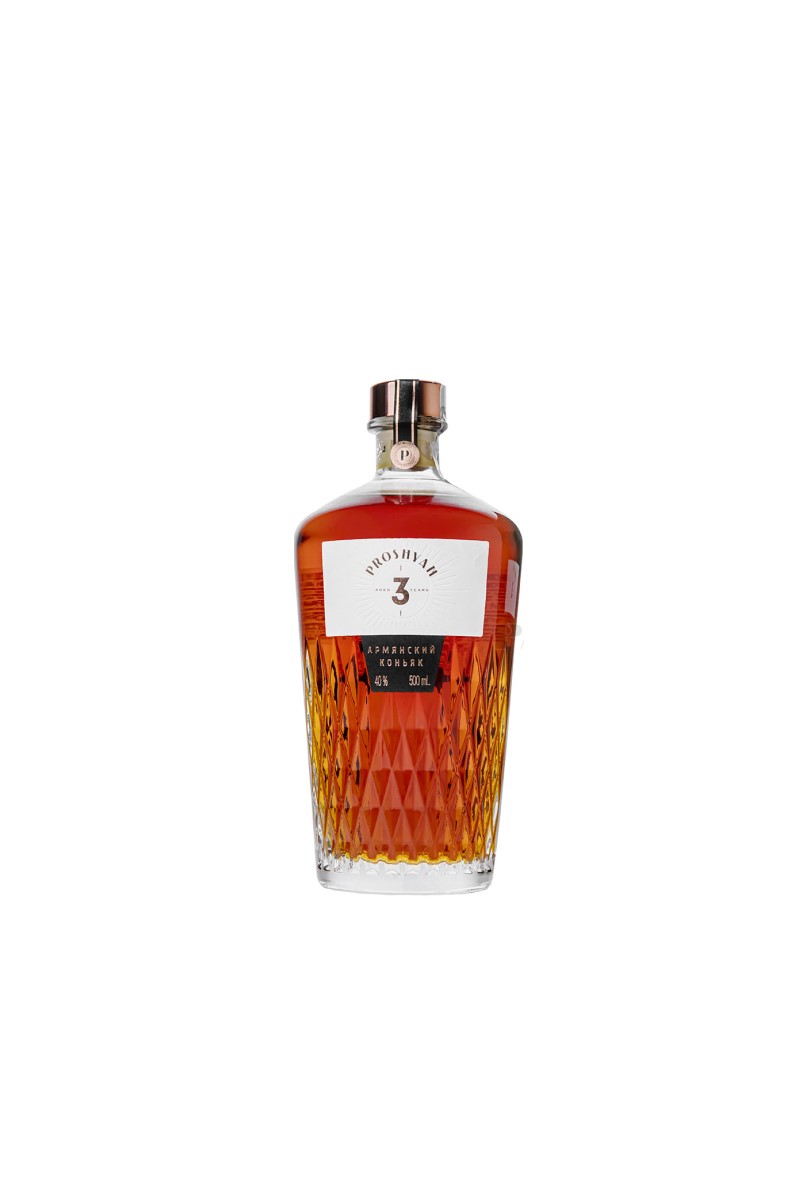 BRANDY ARMENIAN PROSHYAN 3YO armeńska brandy