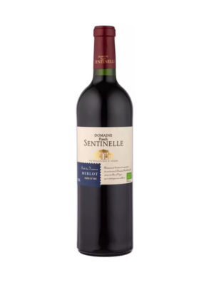 Domainede Sentinelle Merlot Bio Vegan wino francuskie czerwone wytrawne wegańskie