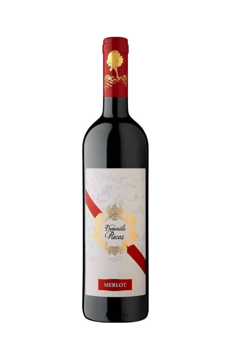 Domeniile Recas Merlot wino rumuńskie czerwone półwytrawne