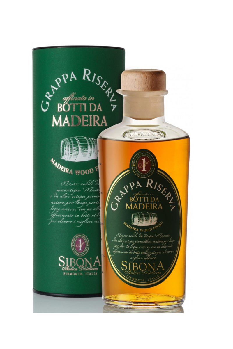 Grappa Riserva Botti da Madeira Sibona włoska grappa