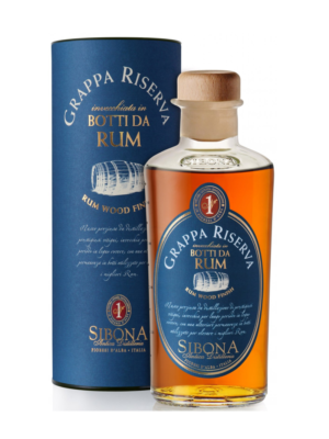 Grappa Riserva in botti da Rum włoska grappa