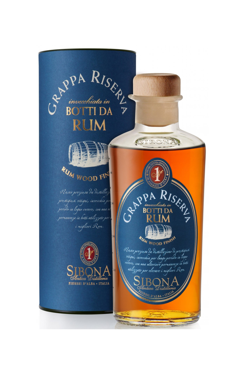 Grappa Riserva in botti da Rum włoska grappa