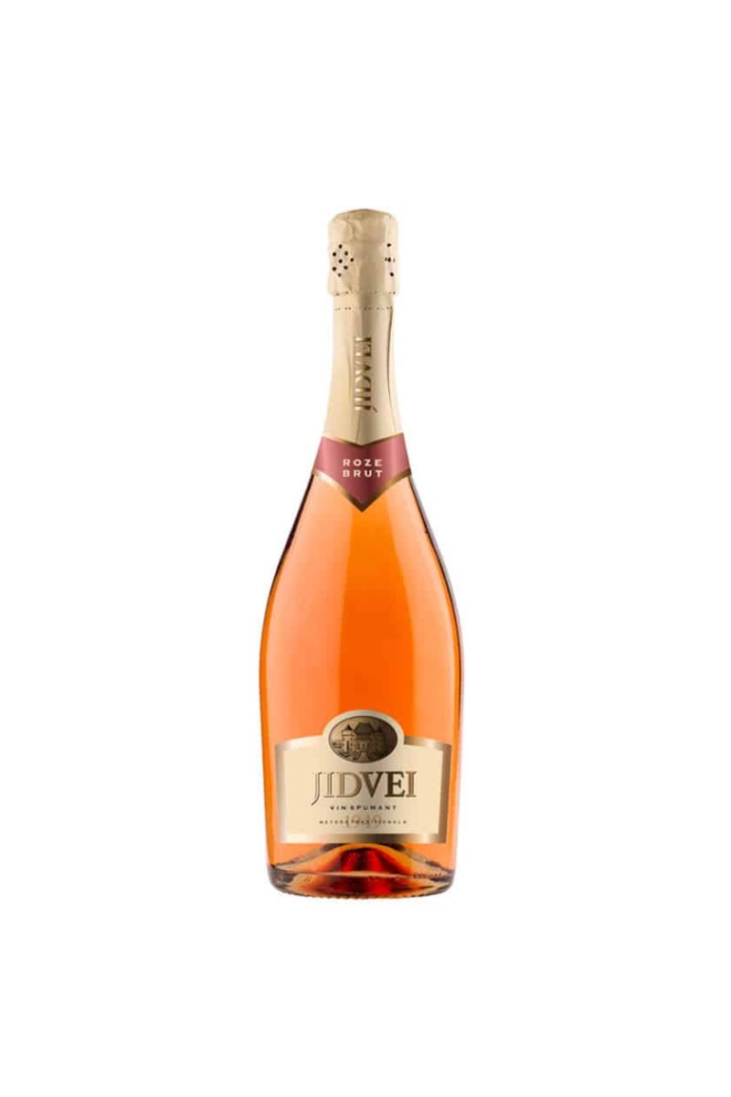 Jidvei Rose Brut wino rumuńskie różowe musujące wytrawne