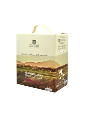 MONTEPULCIANO D`ABRUZZO DOP BAG IN BOX wino włoskie czerwone wytrawne