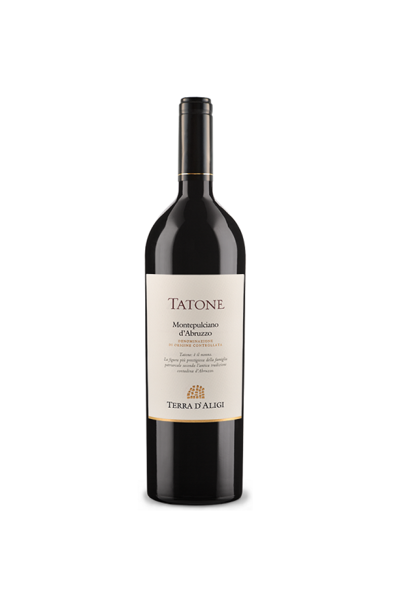 MONTEPULCIANO D`ABRUZZO TATONE DOC wino włoskie czerwone wytrawne