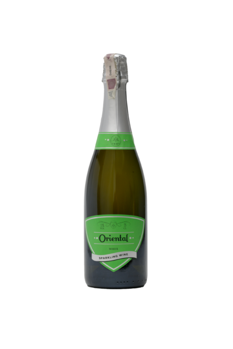 Oriental White Sparkling Medium Dry wino hiszpańskie białe półwytrawne musujące