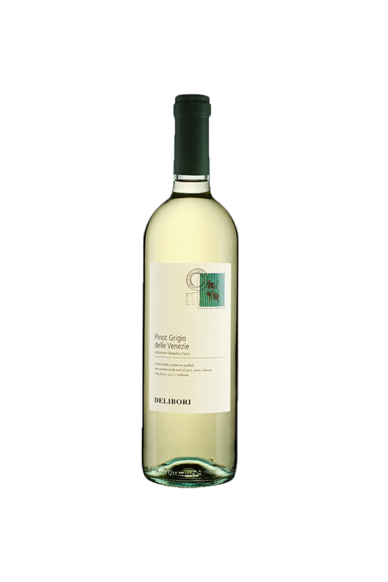 PINOT GRIGIO D. VENEZIE DOC DELIBORI wino włoskie białe wytrawne