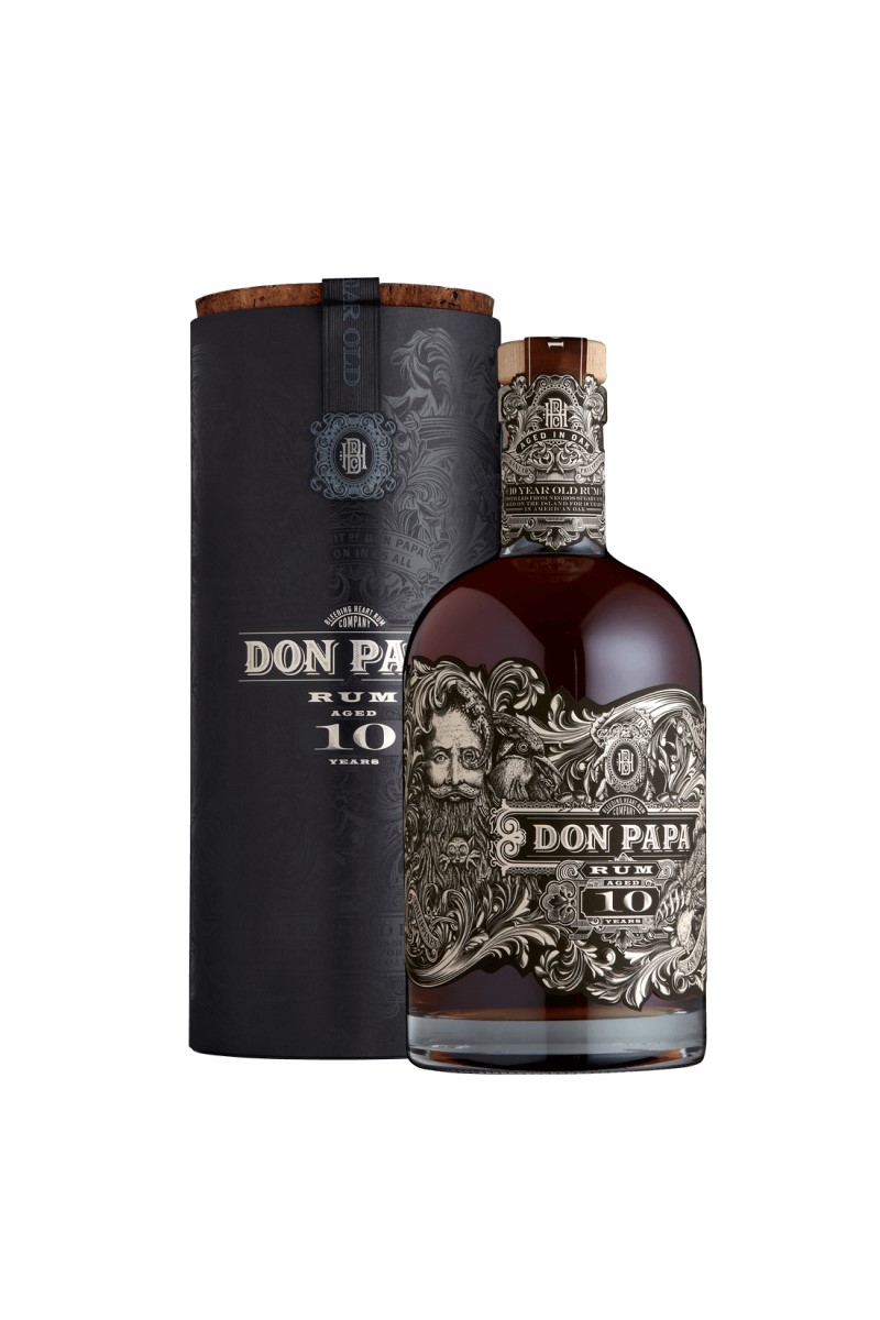 RUM DON PAPA 10Y GB CORK LID filipiński rum