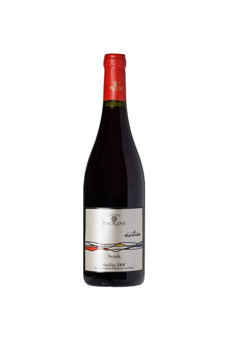 SYRAH SICILIEN DOC SICILIA Paolini wino włoskie czerwone wytrawne