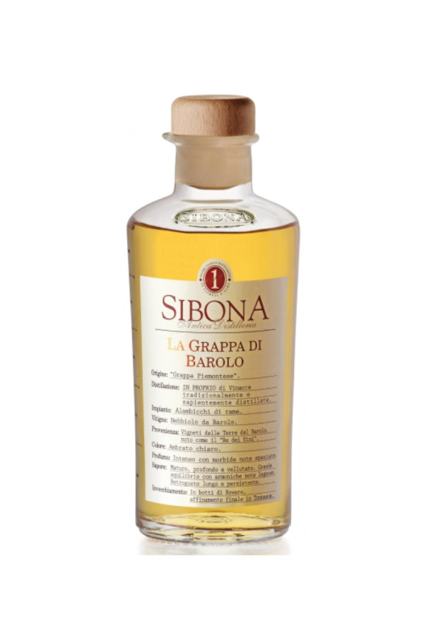 Sibona La Grappa Di Barolo Graduata włoska grappa