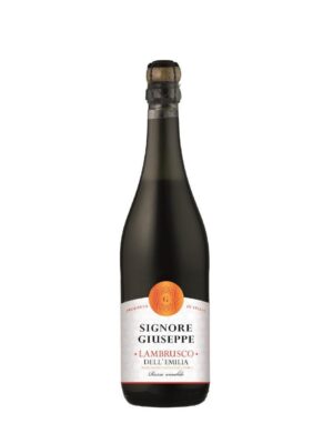 Signore Giuseppe Lambrusco Rosso włoskie wino czerwone musujące półsłodkie