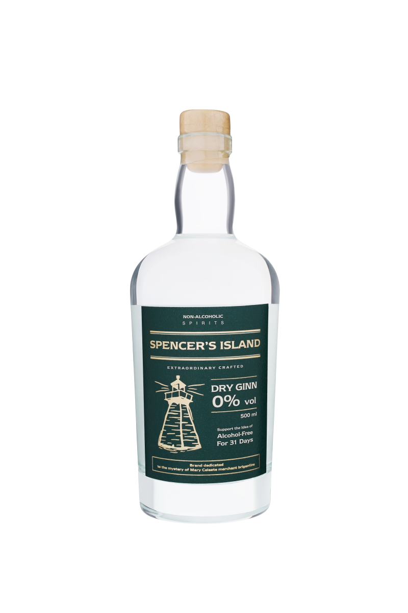 Spencer's Island Dry Ginn Premium bezalkoholowy