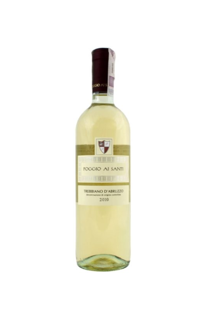 Trebbiano d’Abruzzo DOC Poggio Ai Santi wino włoskie białe wytrawne