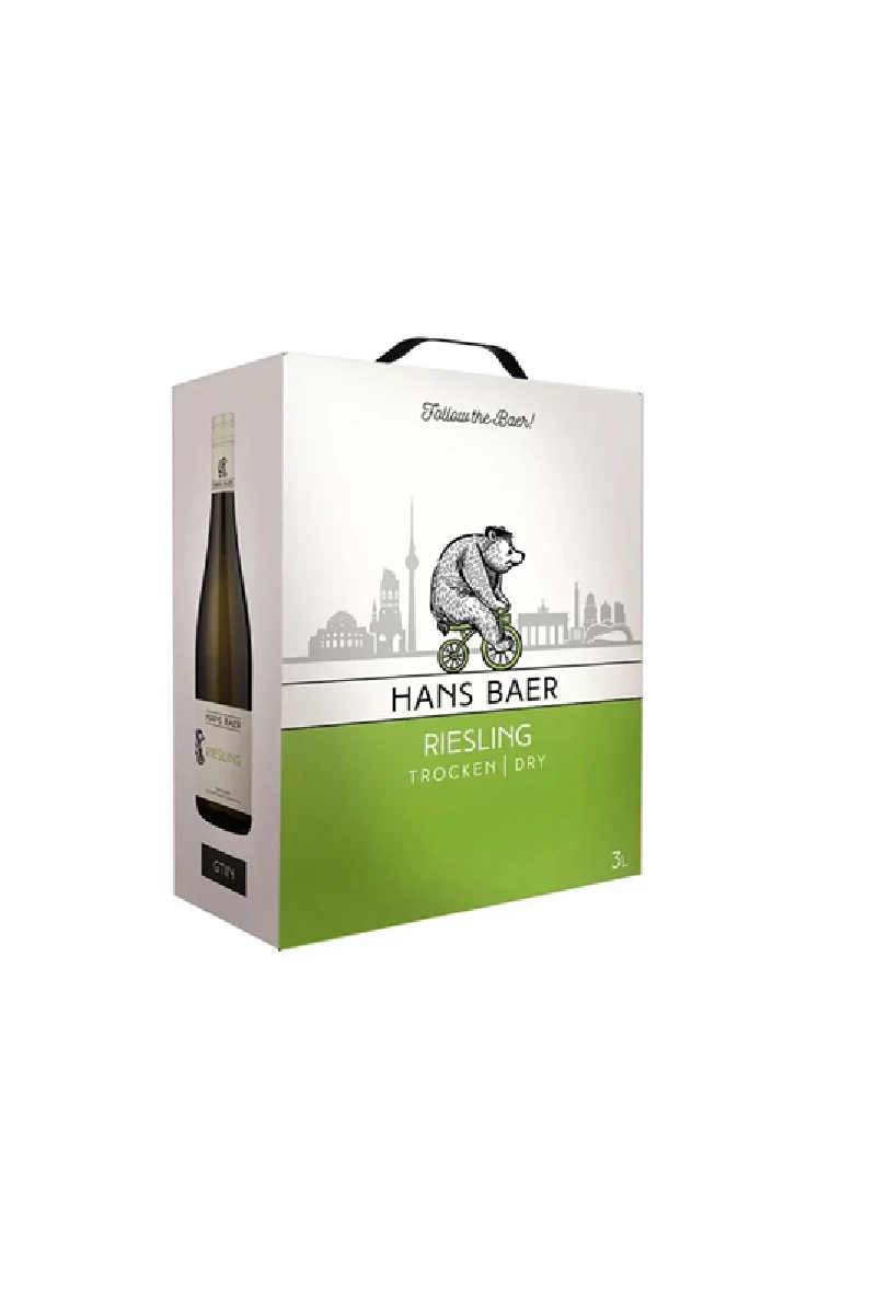 Hans_Baer_Riesling_Trock_niemieckie_białe_wytrawne_BIB_3L