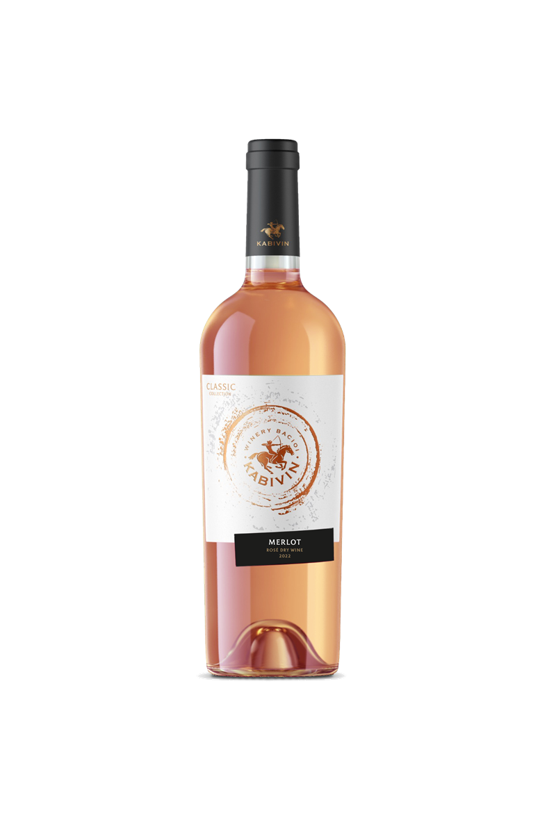 Kabivin Merlot Rose wino moldawskie rozowe wytrawne
