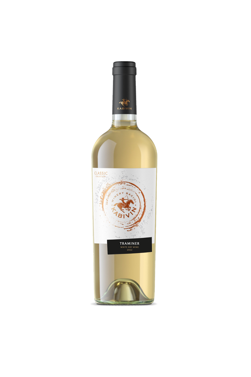 Kabivin Traminer wino moldawskie biale wytrawne