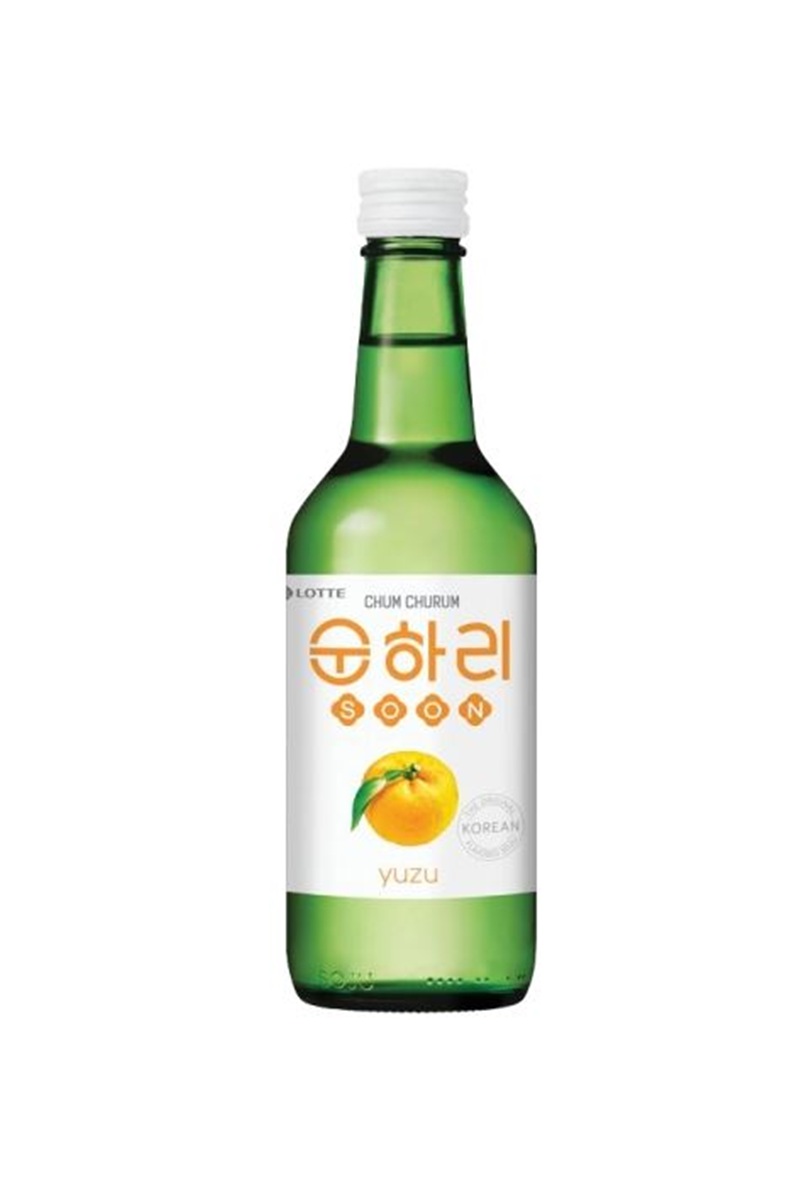 LOTTE Soju Chum Churum - Yuzu Korea południowa bezbarwne wytrawne