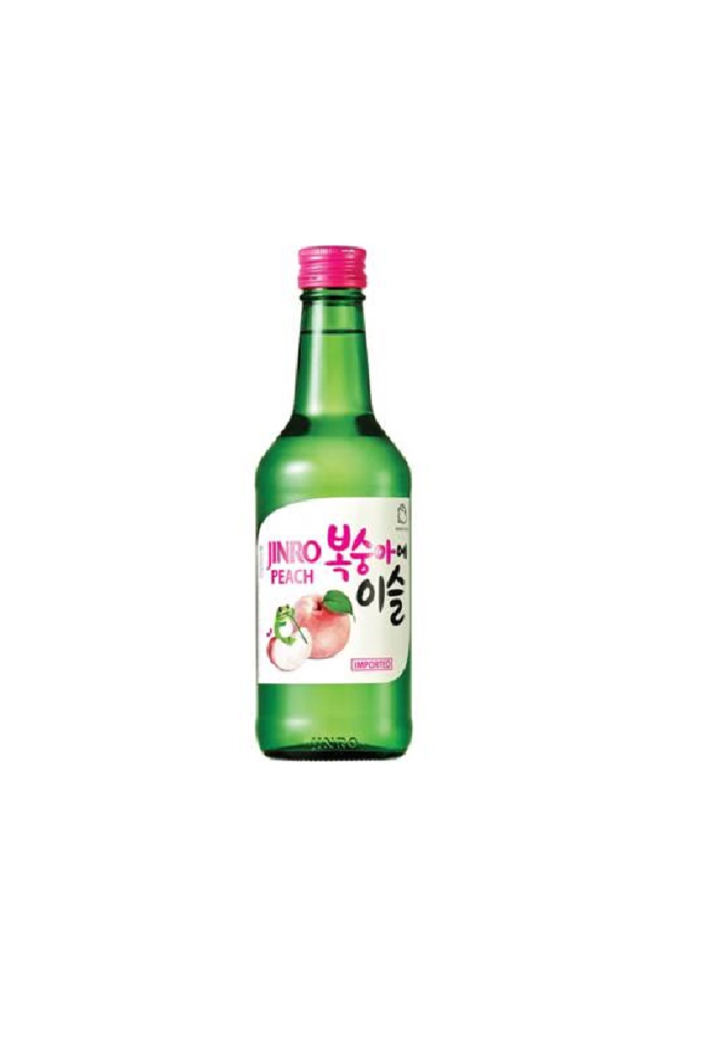 soju Chamisul brzoskwinia Korea południowa bezbarwne wytrawne