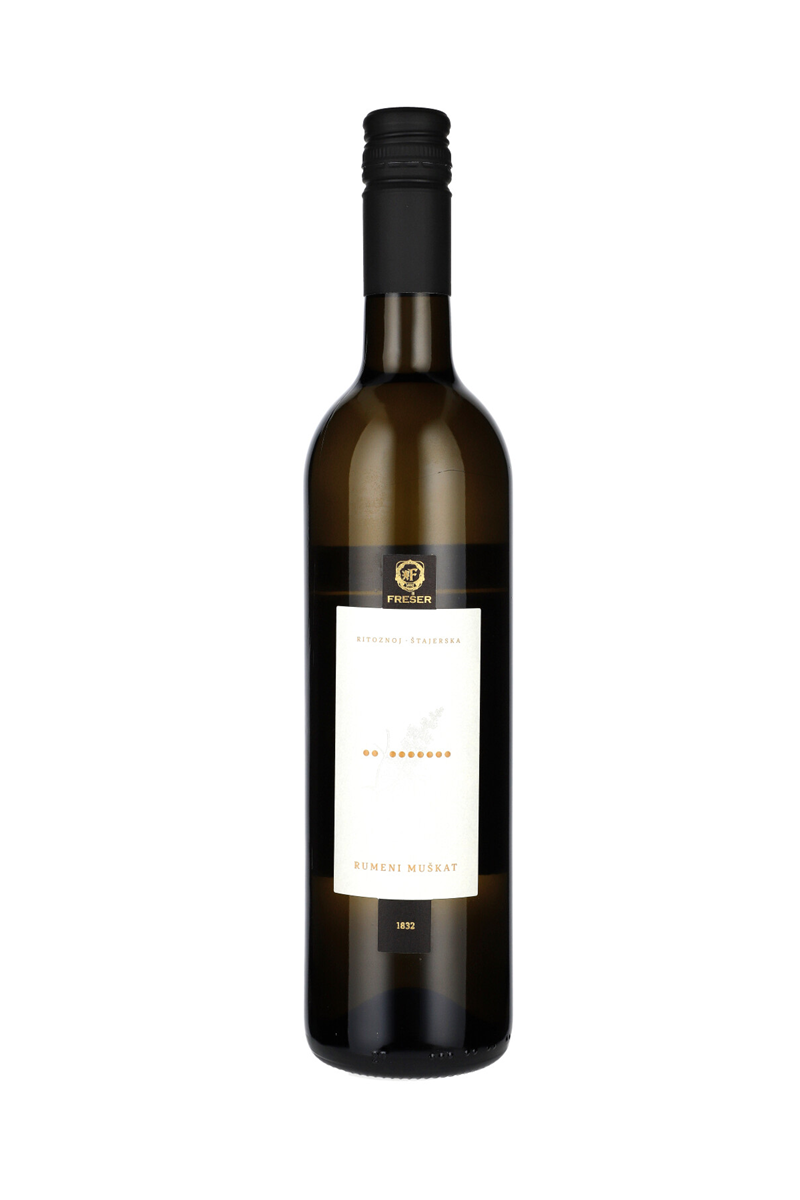 Freser Rumeni Yellow Muskat wino słoweńskie białe półsłodkie