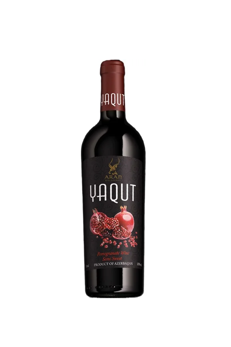 yaqut pomegranate z granatu wino półsłodkie czerwone azerskie