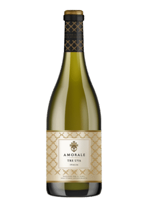 amorale tre uva cantine terre collina wino Włochy białe półwytrawne