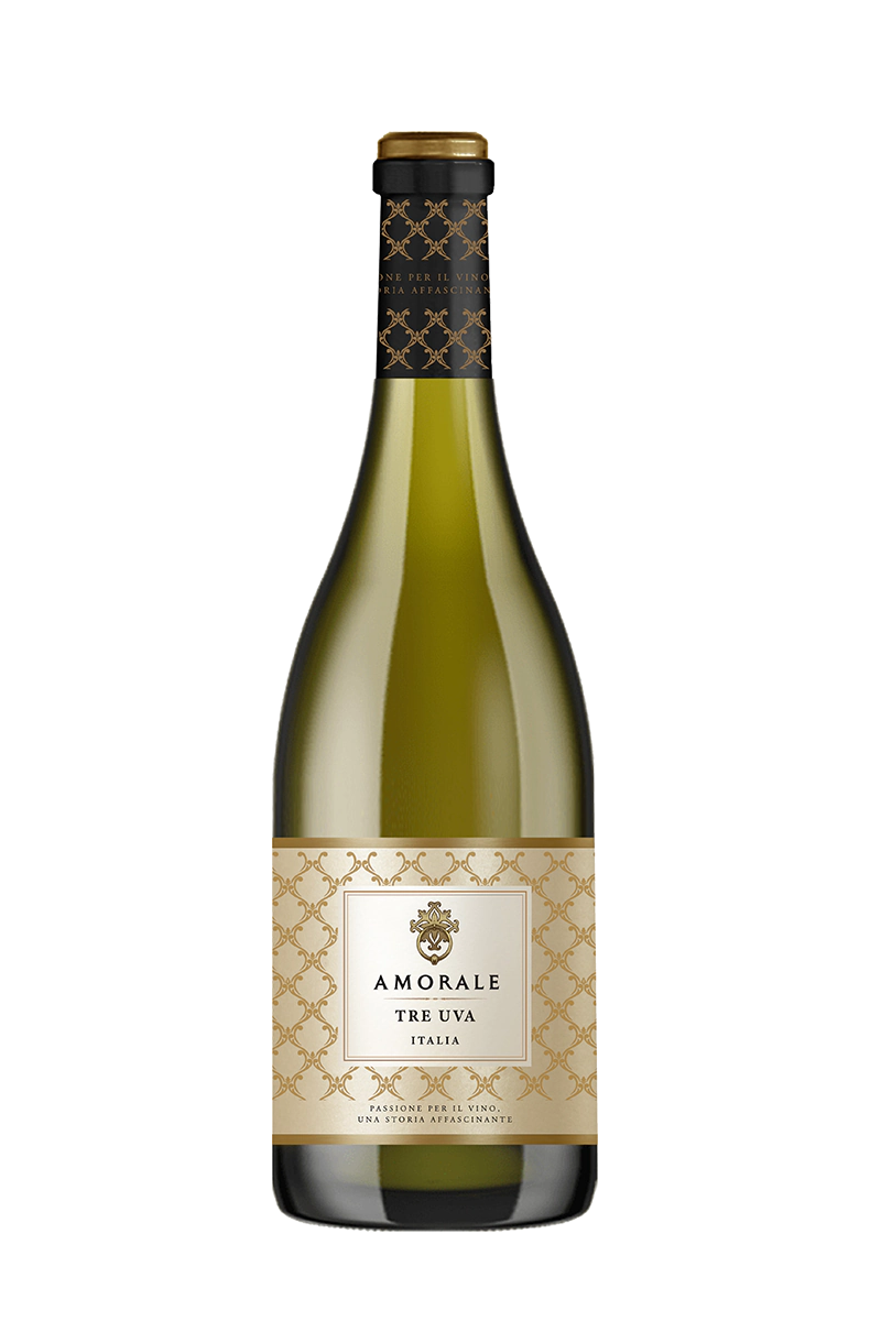 amorale tre uva cantine terre collina wino Włochy białe półwytrawne